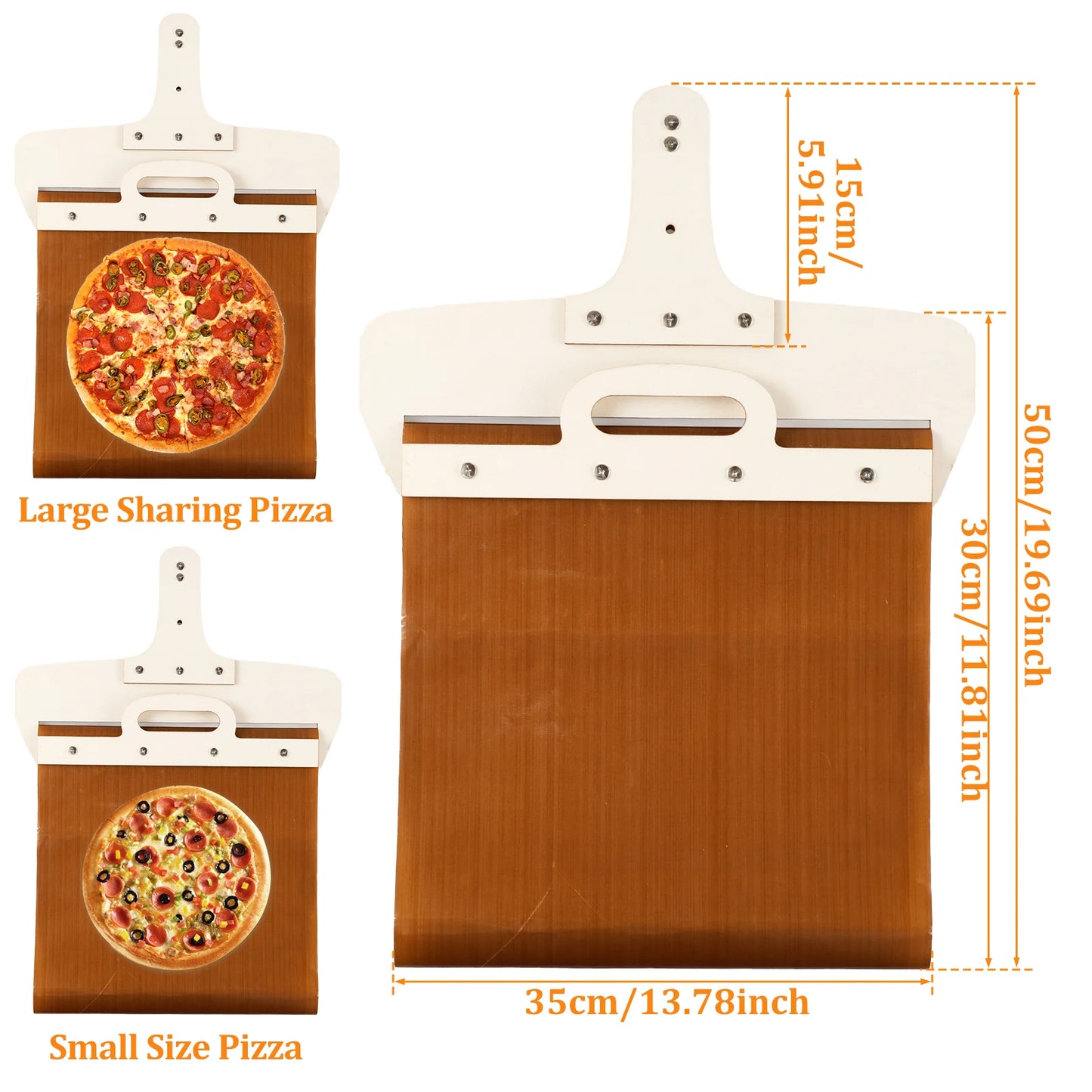 movable pizza peel